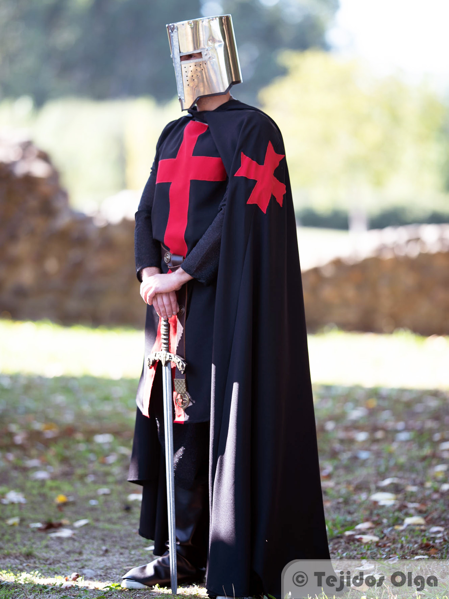 traje de caballero medieval