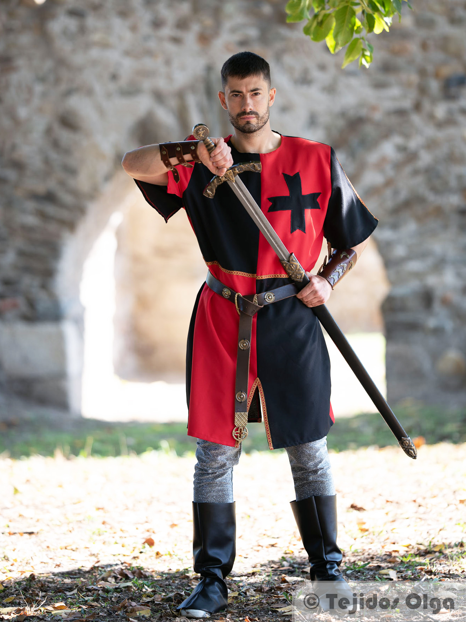 disfraz de guerrero medieval