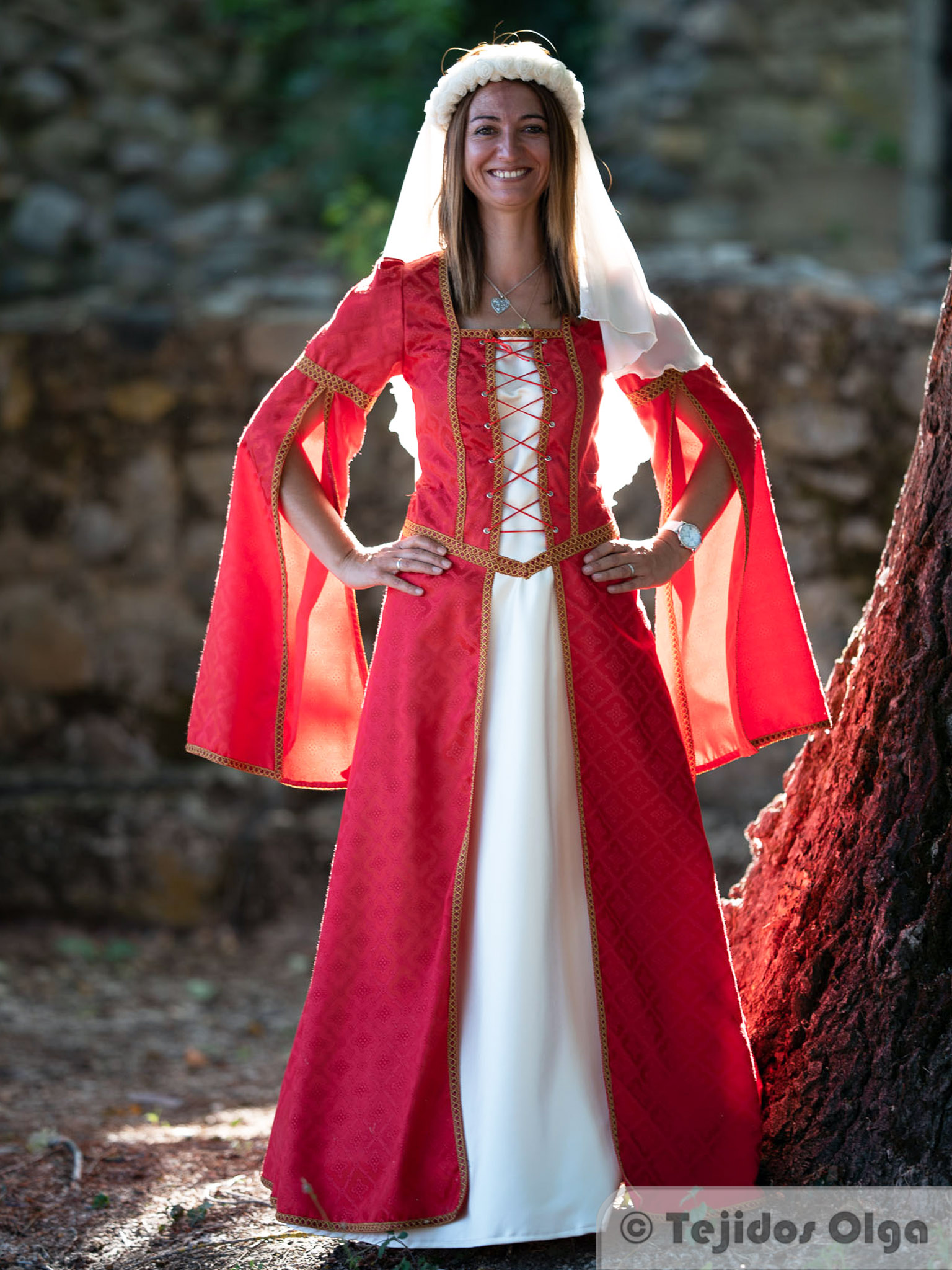 traje medieval mujer