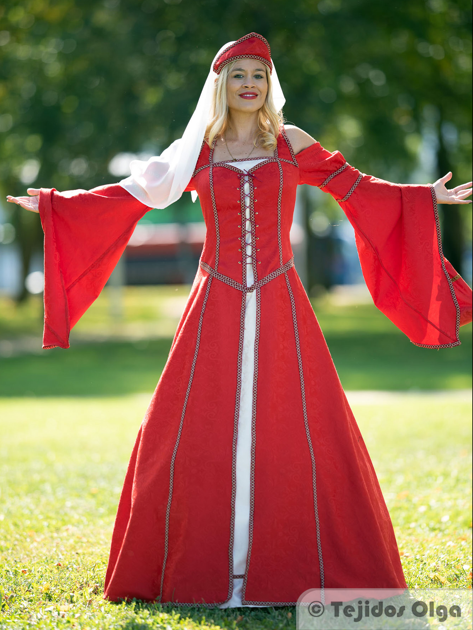 traje medieval mujer