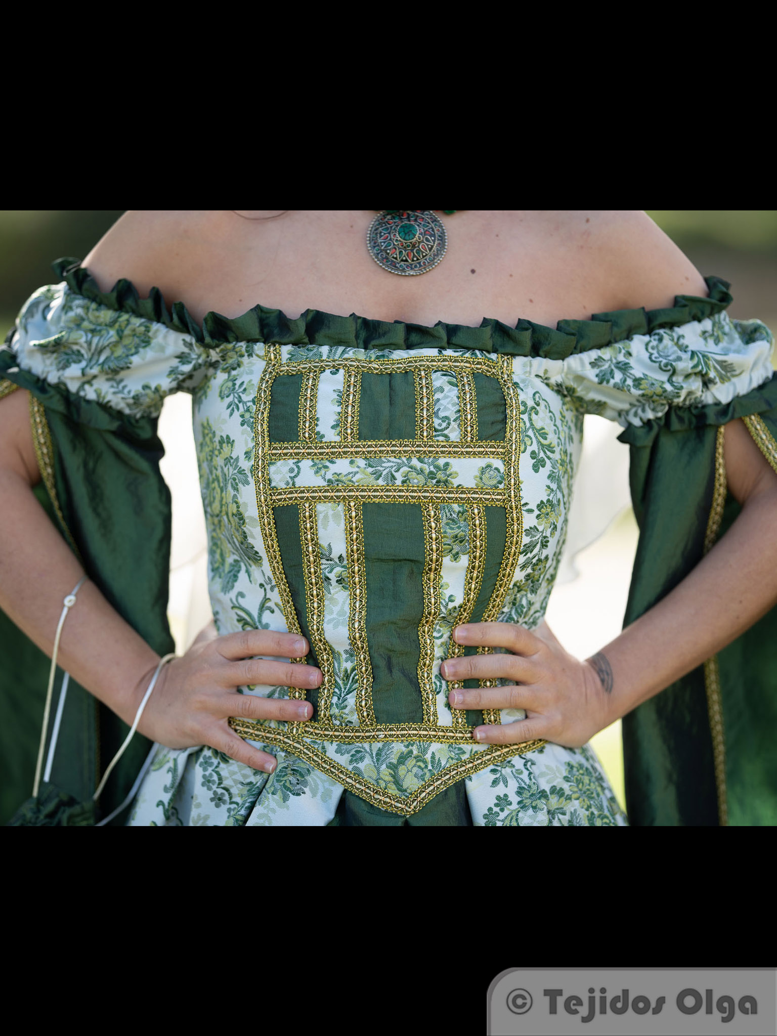 disfraz campesina medieval