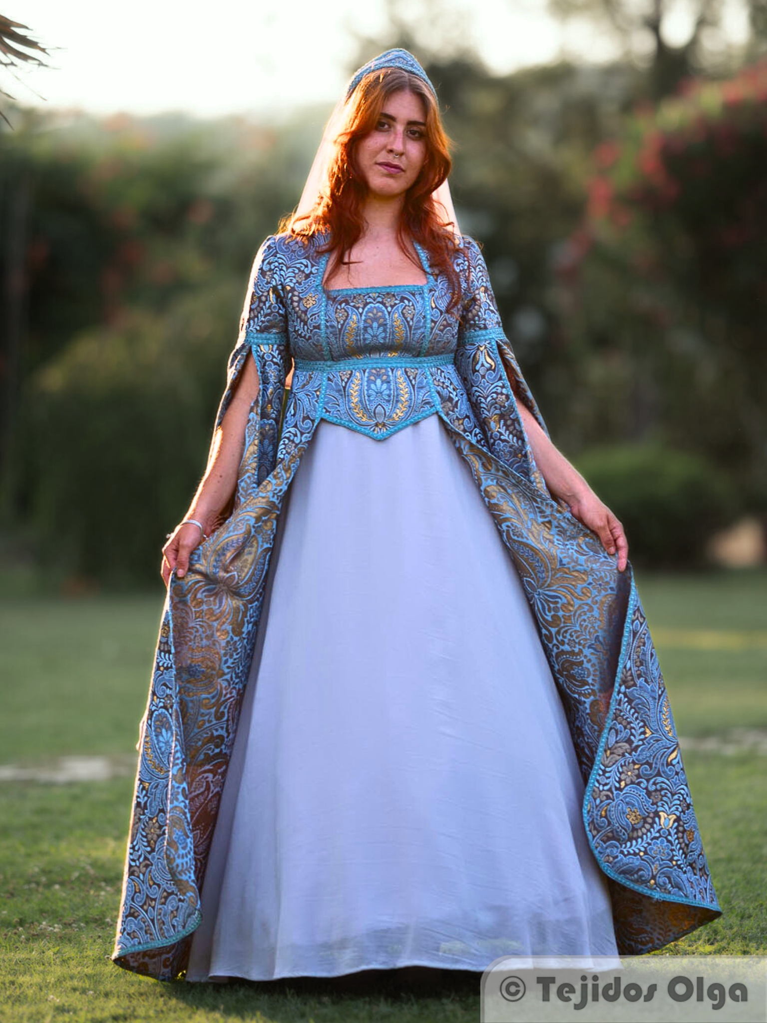 vestido medieval mujer