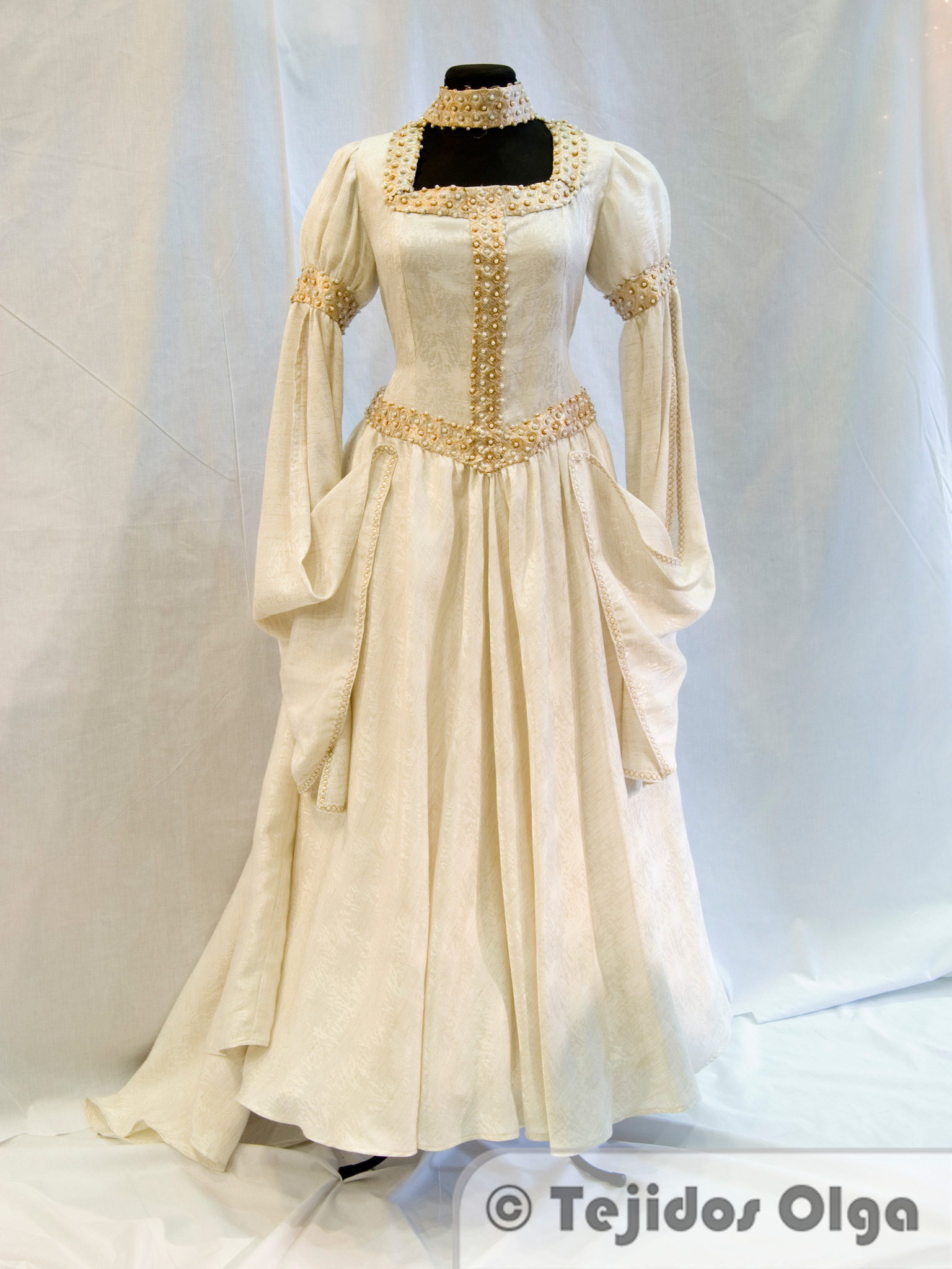 vestido de novia medieval