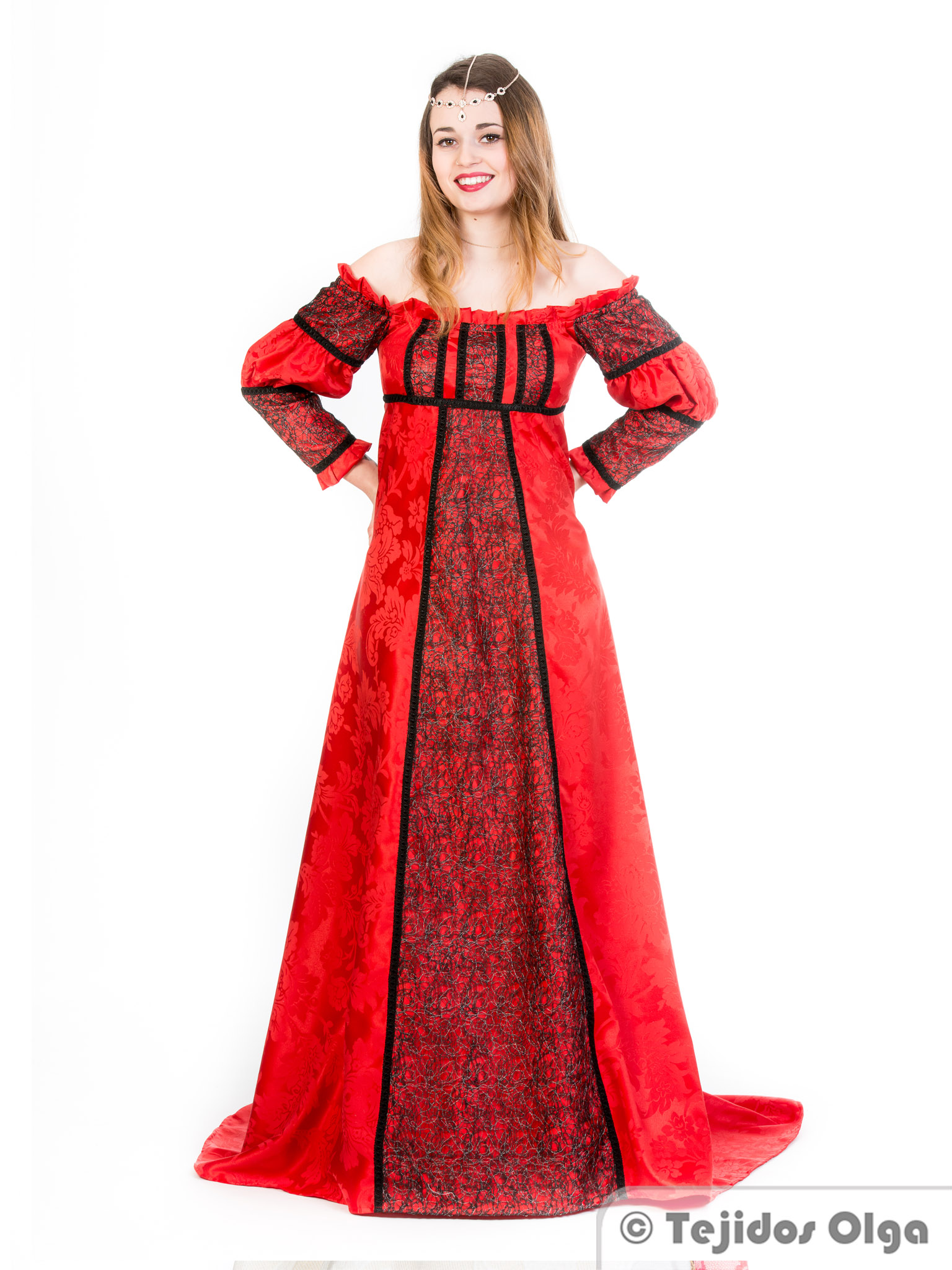 disfraz dama medieval
